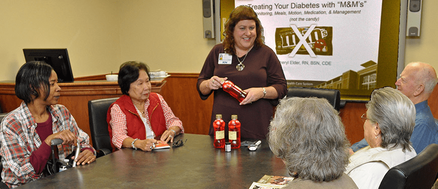 diabetes group visits
Cheryl Elder, St. Mary's Healthcare System