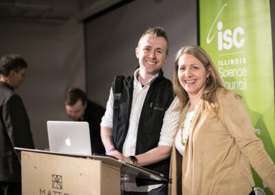 ISC SciFest speakers on stage